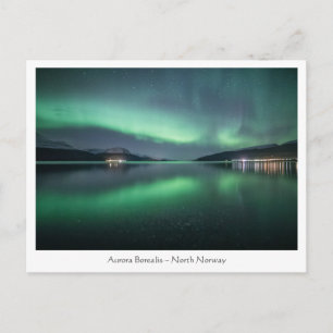 Cartão Postal Luzes do Norte Noruega