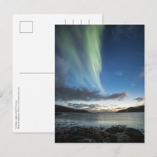 Cartão Postal Luzes do Norte Noruega