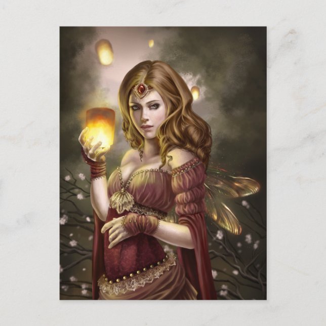 Cartão Postal Luzes flutuantes (Frente)