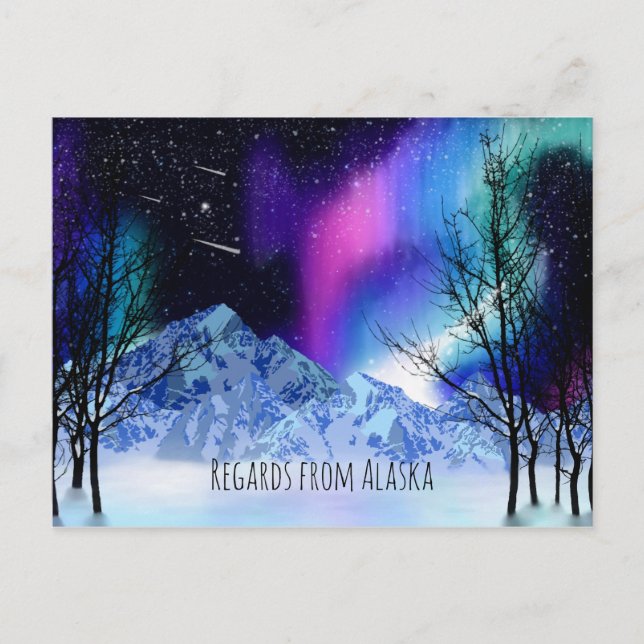 Cartão Postal Luzes Maravilhosas de Inverno (Frente)