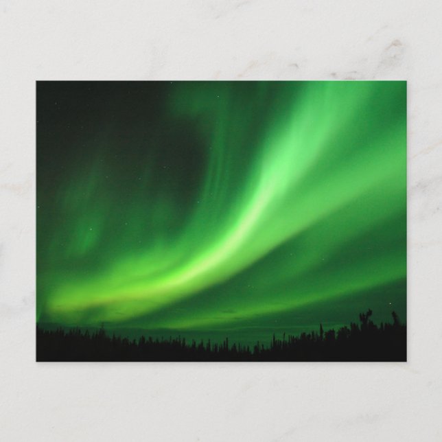 Cartão Postal Luzes Nortes Aurora Borealis (Frente)