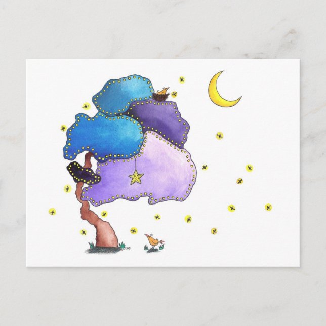 Cartão Postal Luzes noturnas, Vazio (Frente)