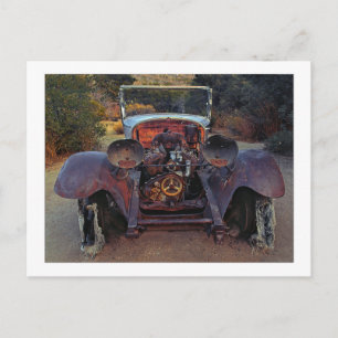 Cartão Postal " Luzes Saídas - Cabeça Plano V-8 Alimentada "