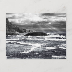 Cartão Postal Luzes Superiores do Lago