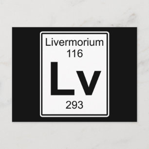 Cartão Postal Lv - Livermorium