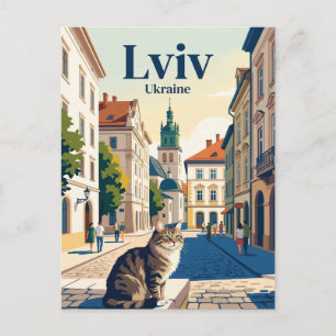 Cartão Postal Lviv Ucrânia