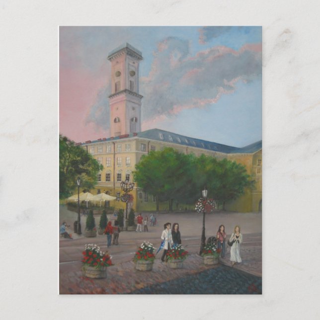 Cartão Postal Lviv Ucrânia (Frente)