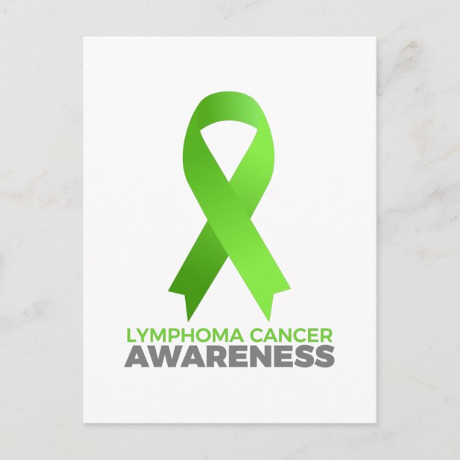Cartão Postal Lymphoma Cancer Awareness (Frente)
