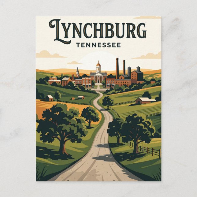 Cartão Postal Lynchburg EUA (Frente)