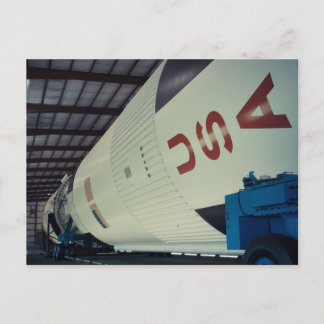 Cartão Postal Lyndon B. Johnson Space Center Apollo Rocket