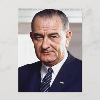 Cartão Postal Lyndon Baines Johnson, Presidente POSTAL