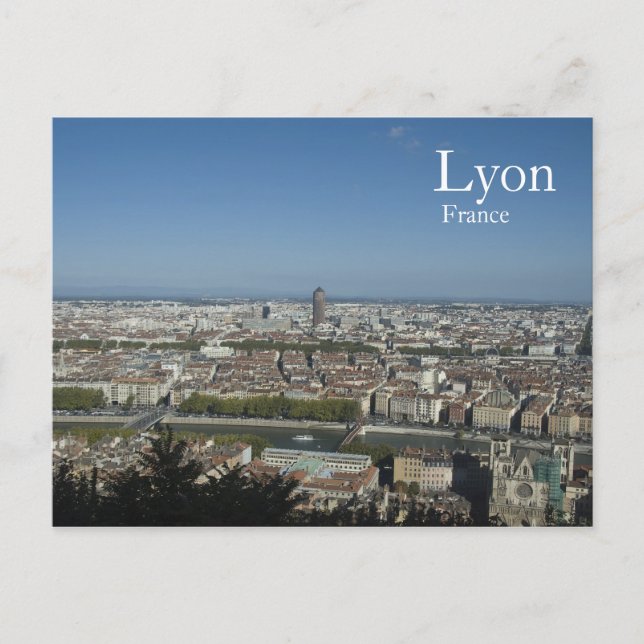 Cartão Postal Lyon (Frente)