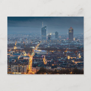 Cartão Postal Lyon de nuit
