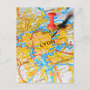 Cartão Postal Lyon, França