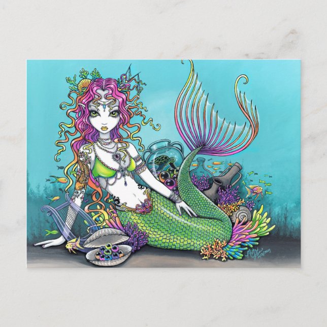 Cartão Postal Lyra Gothic Mermaid (Frente)
