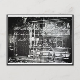 Cartão Postal Lyrik Gedicht Juwelenzimmer Dresden Grünes Gewölbe