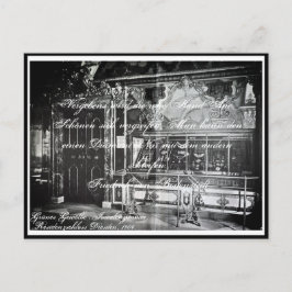 Cartão Postal Lyrik Gedicht Juwelenzimmer Dresden Grünes Gewölbe