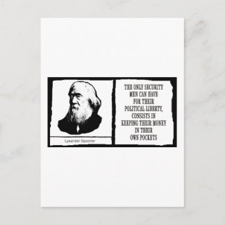 Cartão Postal Lysander Spooner