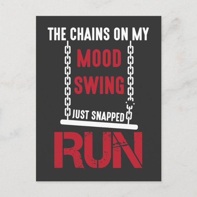 Cartão Postal Má Humor Engraçado Sarcástico Humor Moody (Frente)