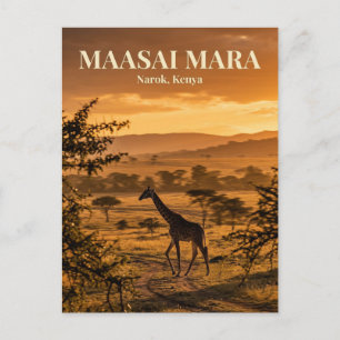 Cartão Postal Maasai Mara, Narok, Condado de Narok