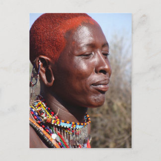 Cartão Postal Maasai Warrior-2