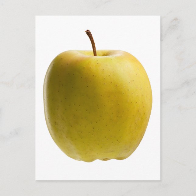Cartão Postal Maçã amarela (Frente)