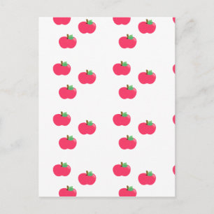 Cartão Postal maçã maçãs fruta comida vinha personalizar