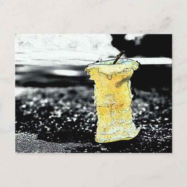 Cartão Postal Maçã velha (Frente)