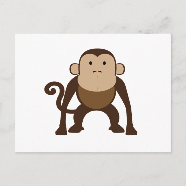 Cartão Postal Macaco (Frente)