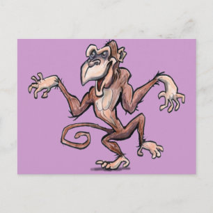 Cartão Postal Macaco