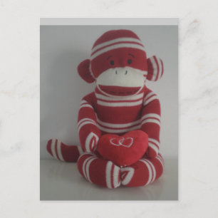 Cartão Postal Macaco Amor