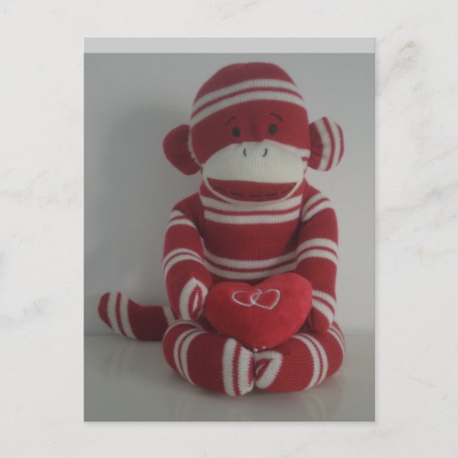 Cartão Postal Macaco Amor (Frente)