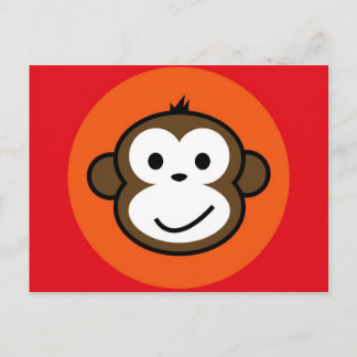Cartão Postal Macaco Cheio