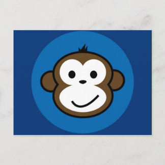 Cartão Postal Macaco Cheio