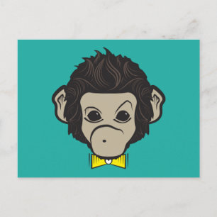 Cartão Postal macaco idêntico