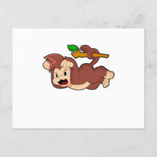 Cartão Postal Macaco itinerante