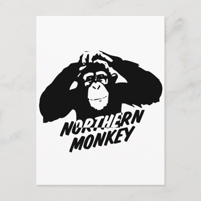 Cartão Postal Macaco norte (Frente)