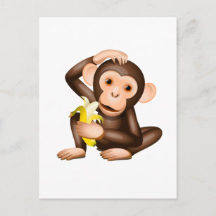 Cartão Postal Macaco pequeno