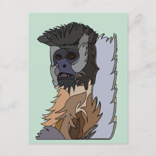Cartão Postal Macaco-prego