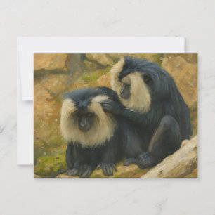 Cartão Postal Macaque Bond - Ritual de Alinhamento