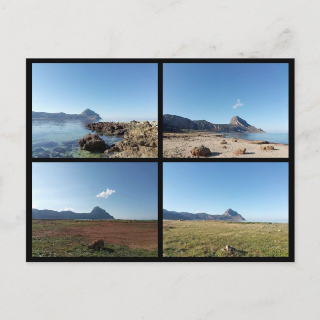 Cartão Postal Macari, Sicília, Itália (Frente)