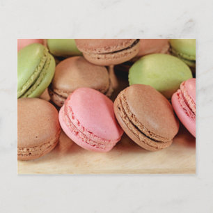 Cartão Postal Macaron