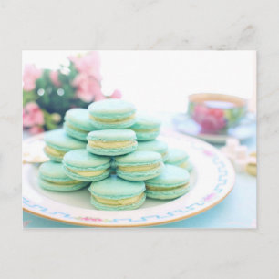 Cartão Postal Macarons
