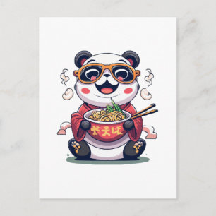 Cartão Postal Macarrão do Panda