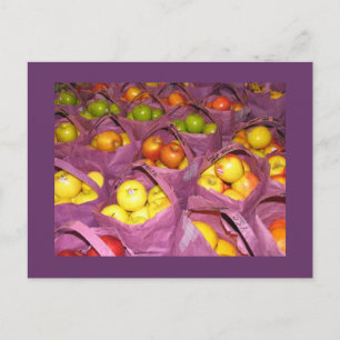 Cartão Postal Maçãs
