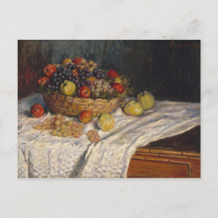 Cartão Postal Maçãs e Uvas