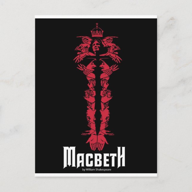 Cartão Postal Macbeth (Frente)
