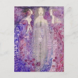 Cartão Postal MacDonald Art Nouveau Os Três Perfumes