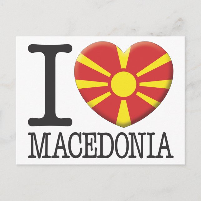 Cartão Postal Macedônia (Frente)