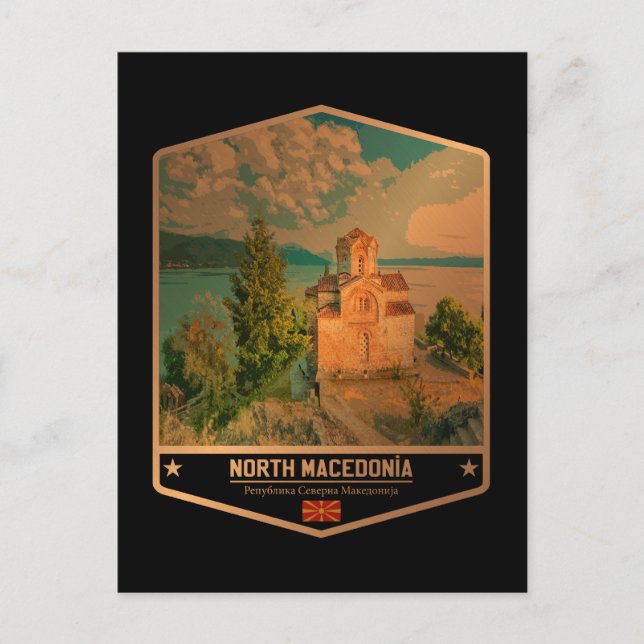Cartão Postal Macedônia do Norte (Frente)